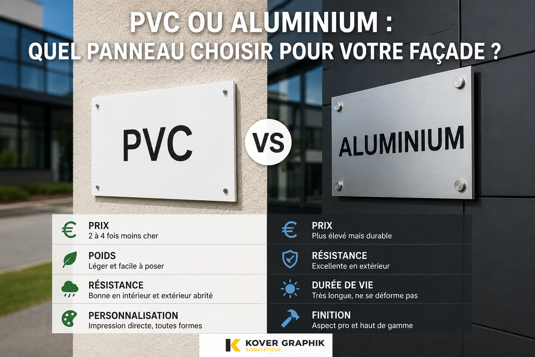 PVC ou aluminium : quel panneau choisir pour votre façade ?