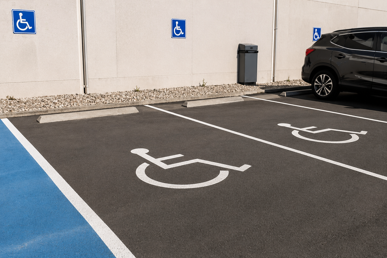 Panneau magnetique pmr Handicapé 15 x 15 cm – Signalisation Accessibilité