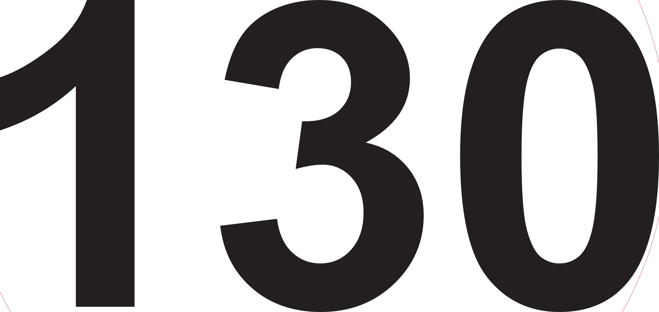 Disque de limitation de vitesse 10 à 130 km/h – Ø 200 mm – Signalisation véhicule
