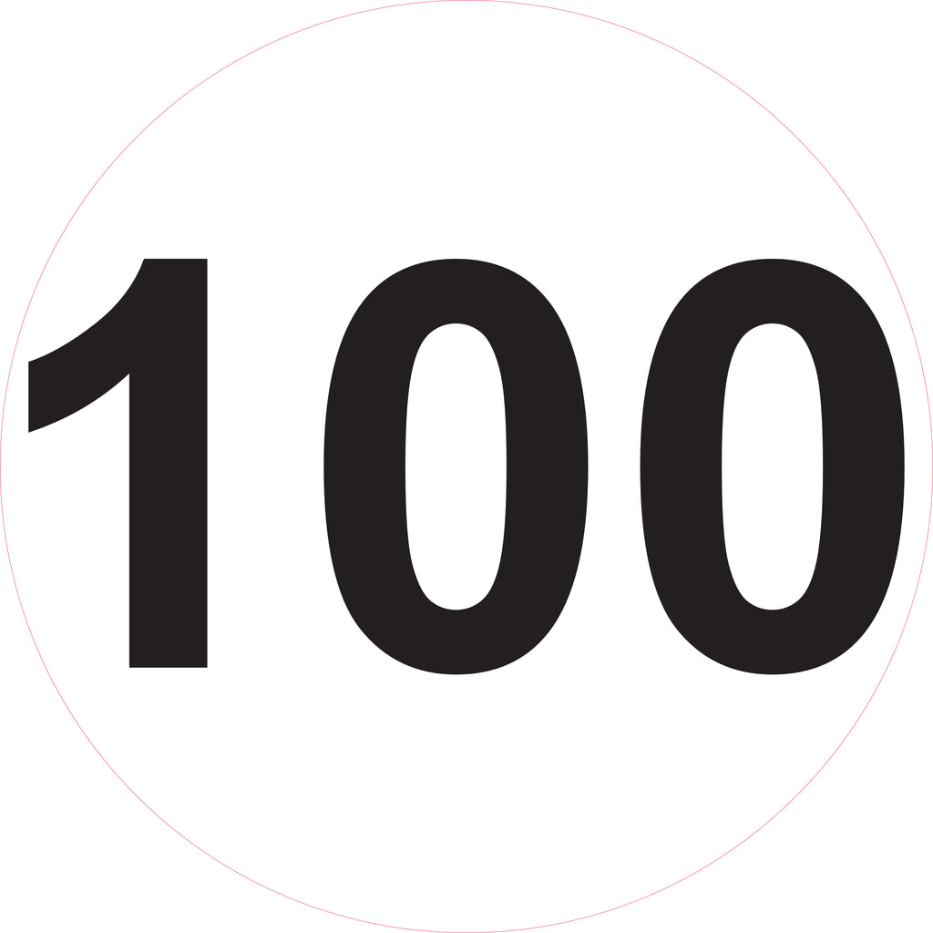 Disque de limitation de vitesse 10 à 130 km/h – Ø 200 mm – Signalisation véhicule