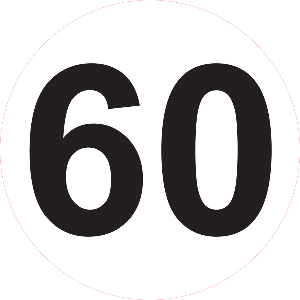 Disque de limitation de vitesse 10 à 130 km/h – Ø 200 mm – Signalisation véhicule