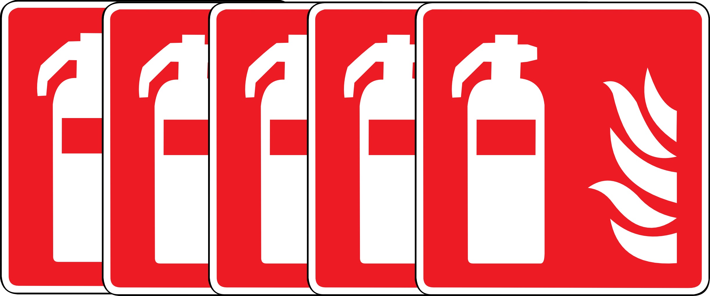 Sticker Extincteur – Signalisation Obligatoire Incendie | Conforme NF EN ISO 7010
