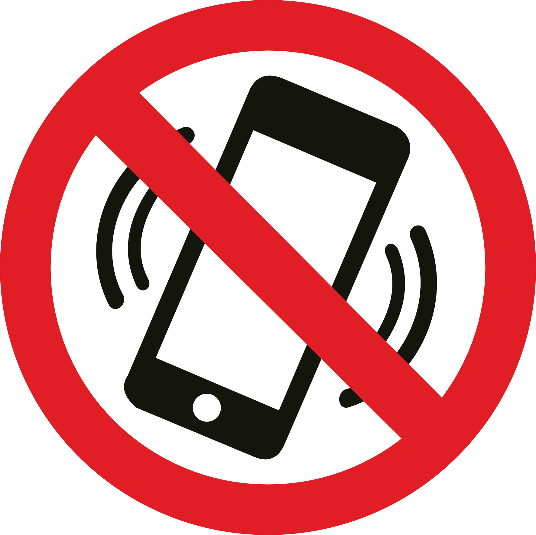 Sticker Téléphone Portable Interdit – Signalétique Zones Réglementées | Entreprises
