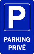 Sticker Parking Privé 16×25 cm – Signalétique Stationnement Réservé | Entreprises & Copropriétés