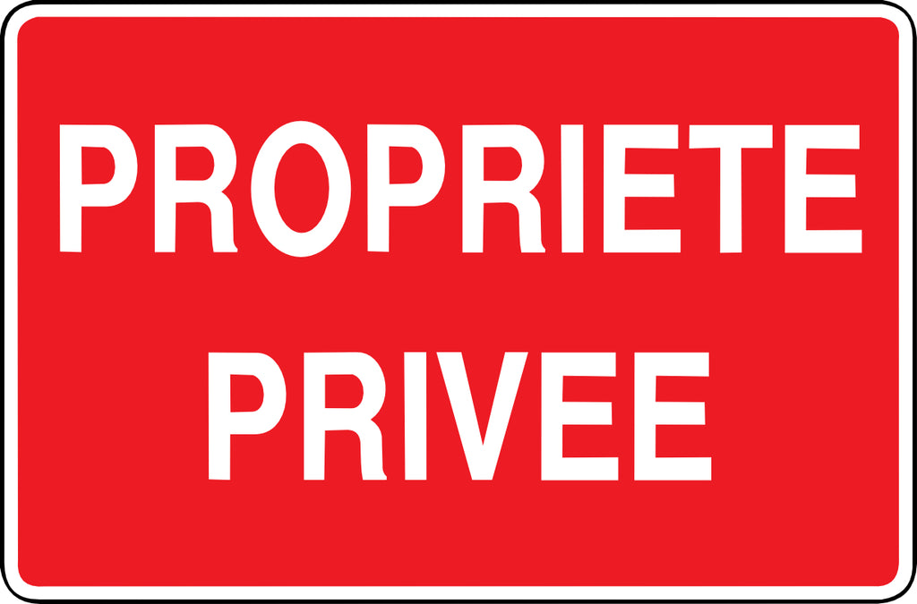 Panneau Propriété Privée – Signalisation Accès Privé – Format 20 x 30 cm