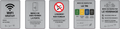Pack Airbnb Effet Métal Brossé – Lot de 5  Stickers Premium pour Location Saisonnière