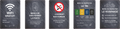 Pack Airbnb Effet Ardoise – Lot de 5 Stickers Premium pour Gîte, Chalet et Location Saisonnière