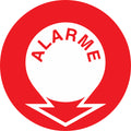 Panneau pvc Alarme Vidéosurveillance Rouge | Signalétique de Sécurité (Copie)