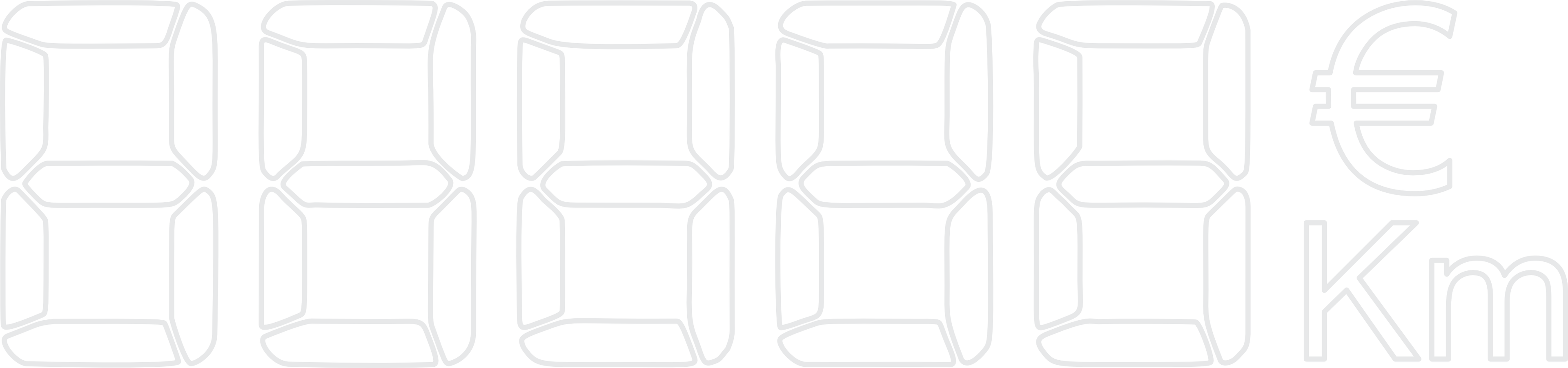 10 Kits Chiffres Modulables PLV Voiture – Affichage Prix & Kilométrage | Garage & Concession