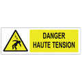 Panneau Danger Haute Tension | Signalétique Électrique de Sécurité