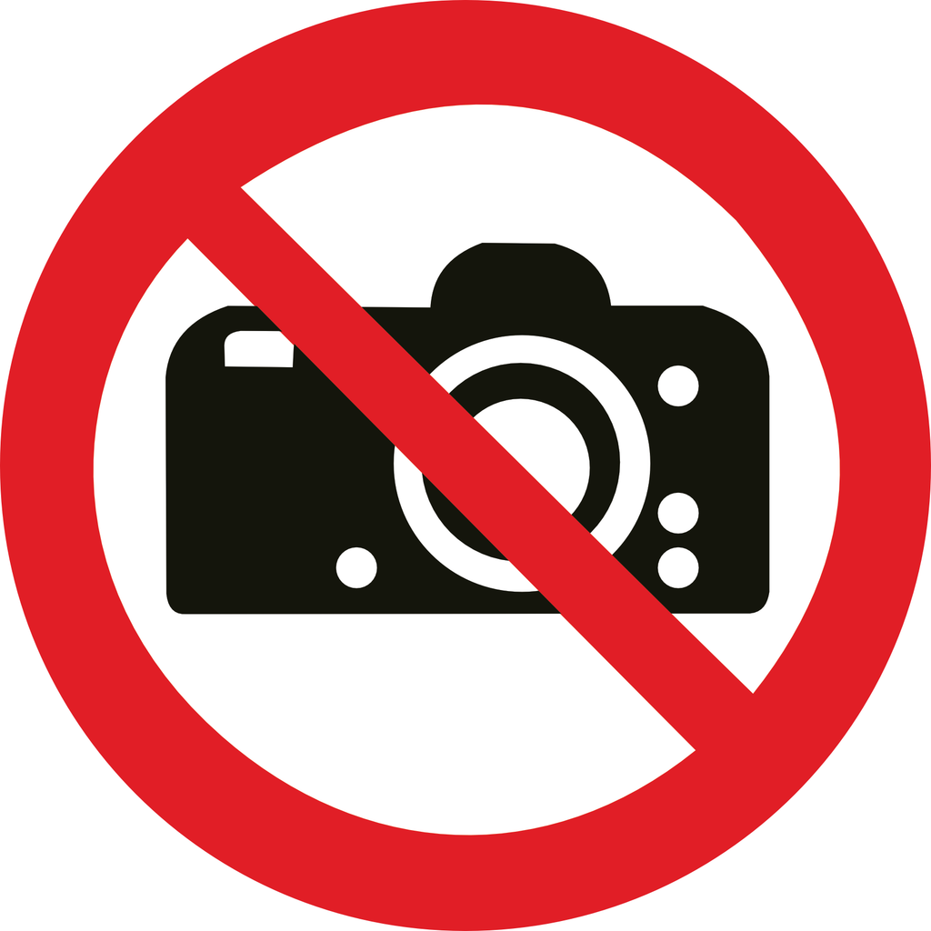 Panneau pvc 3 mm Interdiction de Photographier – Signalisation de Sécurité – Plusieurs Tailles et Lots Disponibles