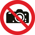 Panneau pvc 3 mm Interdiction de Photographier – Signalisation de Sécurité – Plusieurs Tailles et Lots Disponibles
