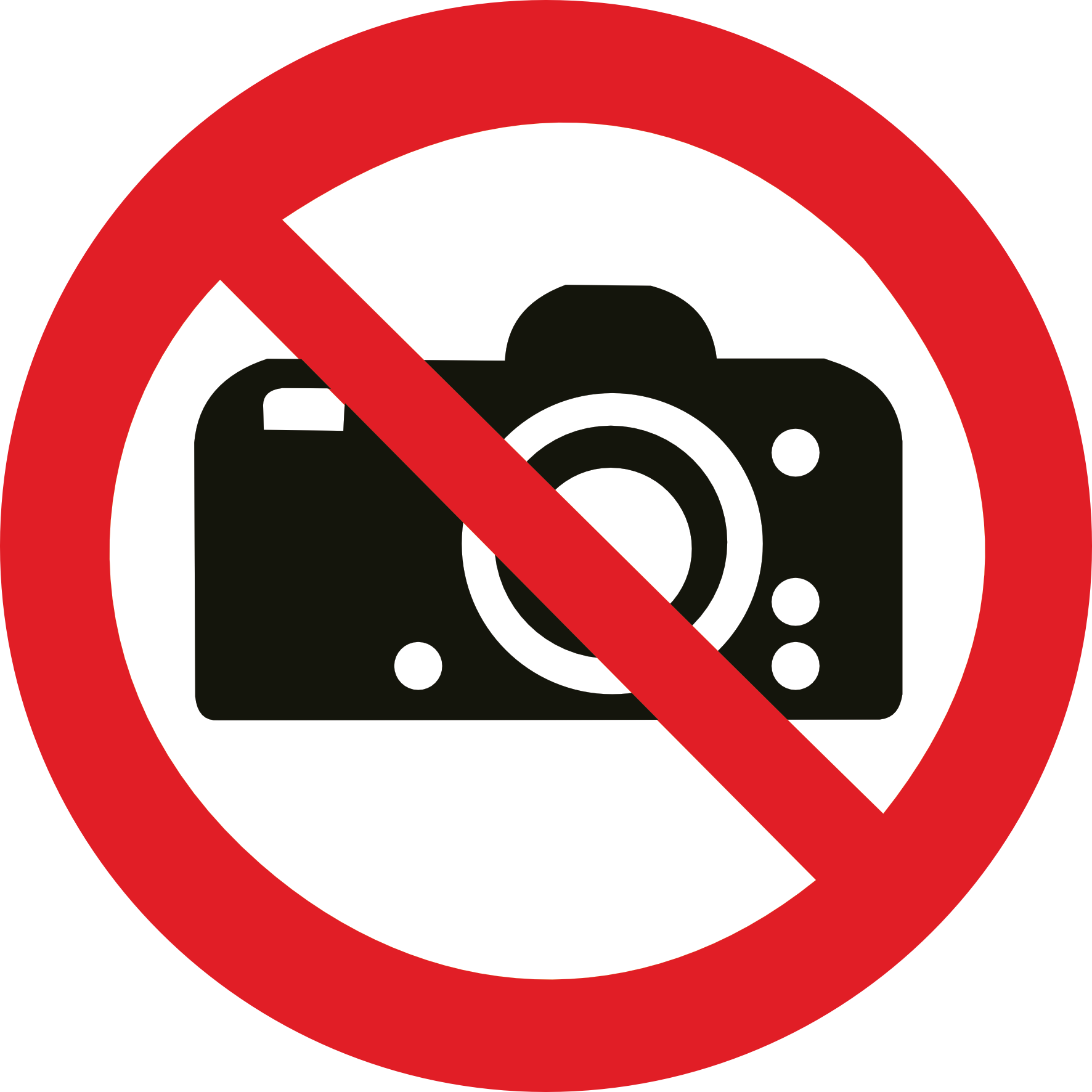 Sticker Interdiction de Photographier – Signalétique Zone Sensible | Entreprises & Industries