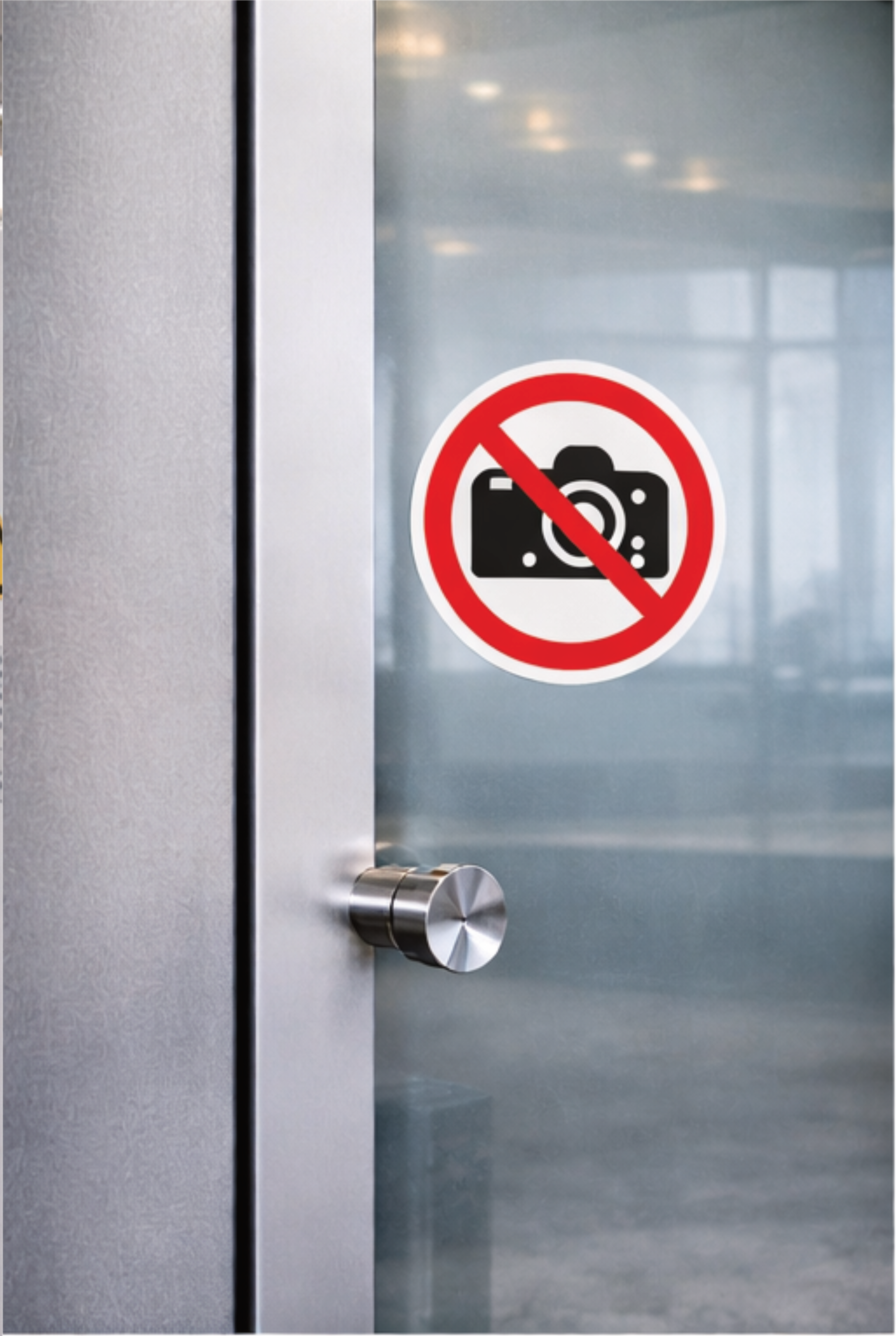Sticker Interdiction de Photographier – Signalétique Zone Sensible | Entreprises & Industries
