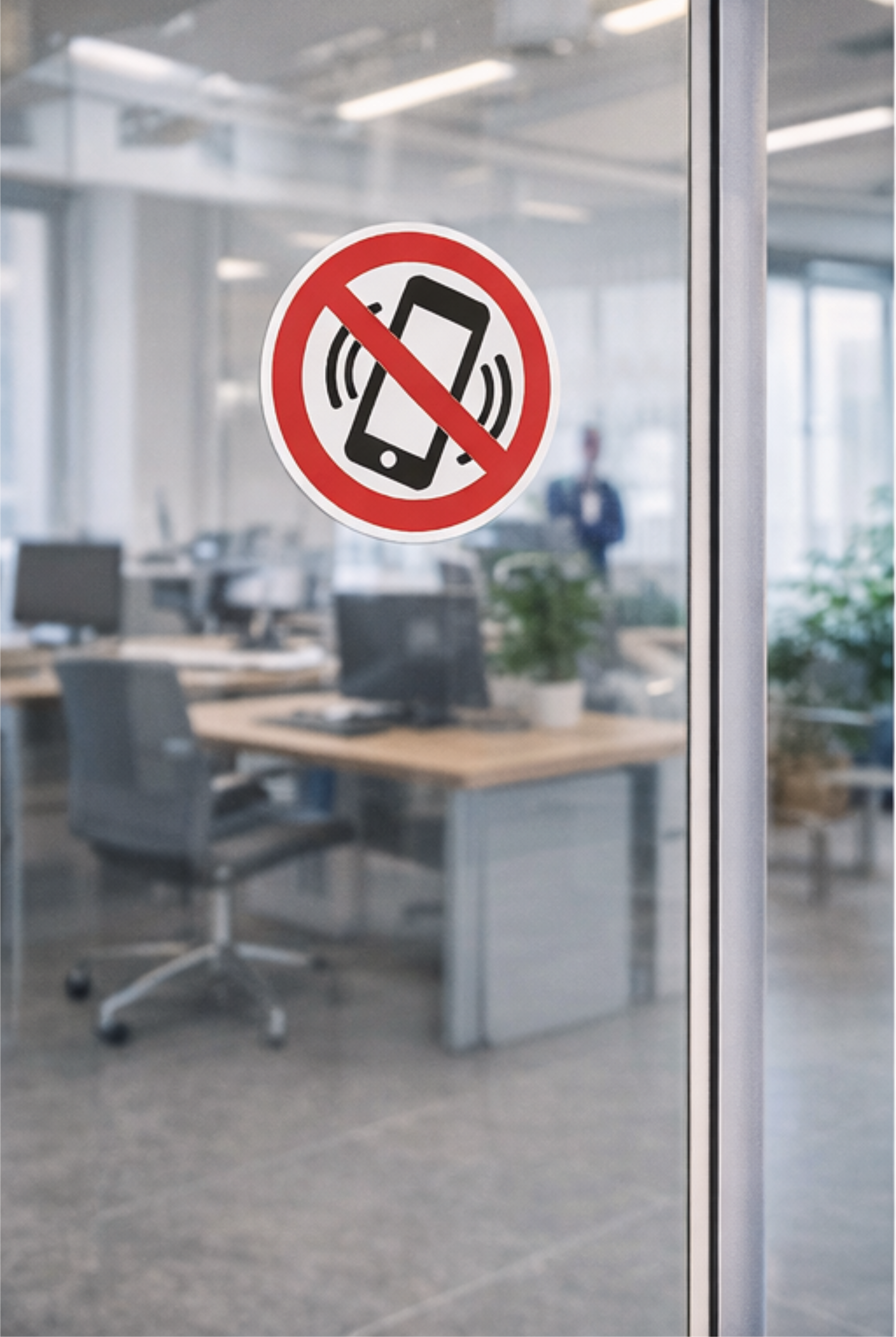 Sticker Téléphone Portable Interdit – Signalétique Zones Réglementées | Entreprises