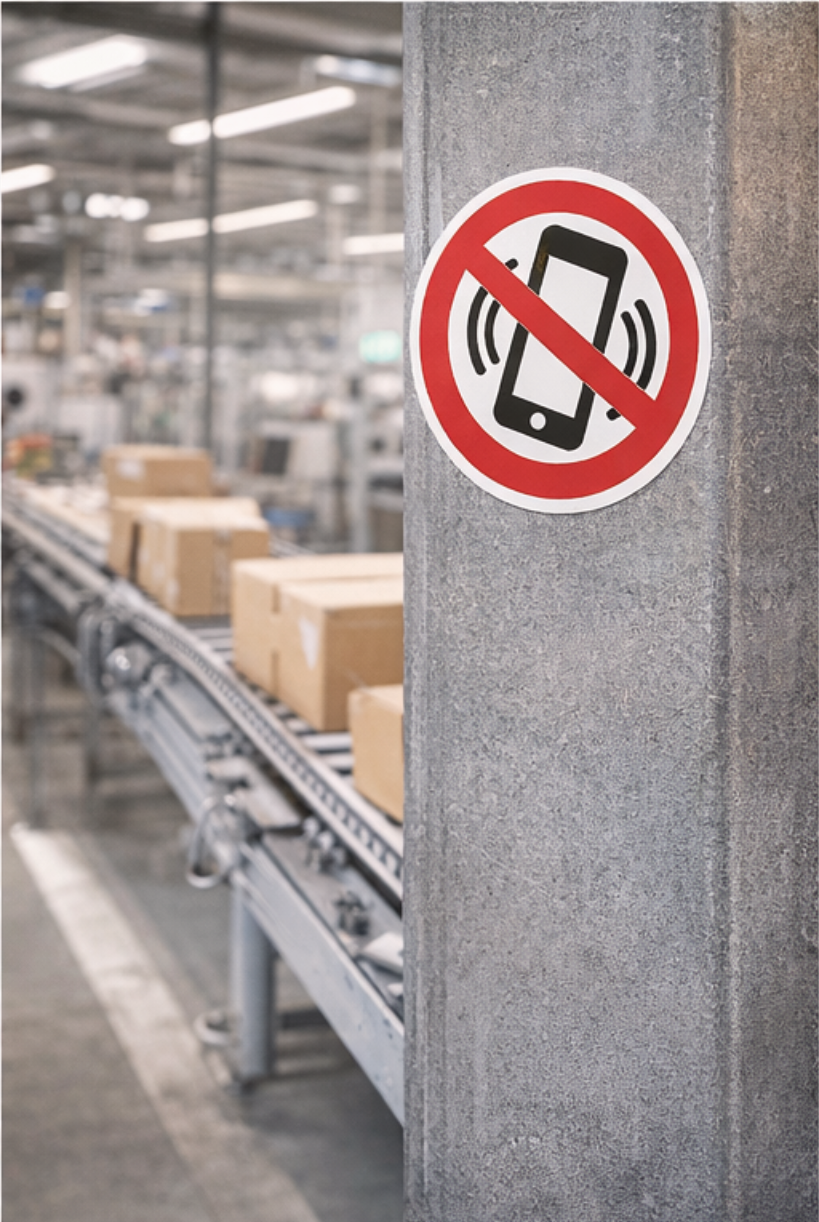 Sticker Téléphone Portable Interdit – Signalétique Zones Réglementées | Entreprises