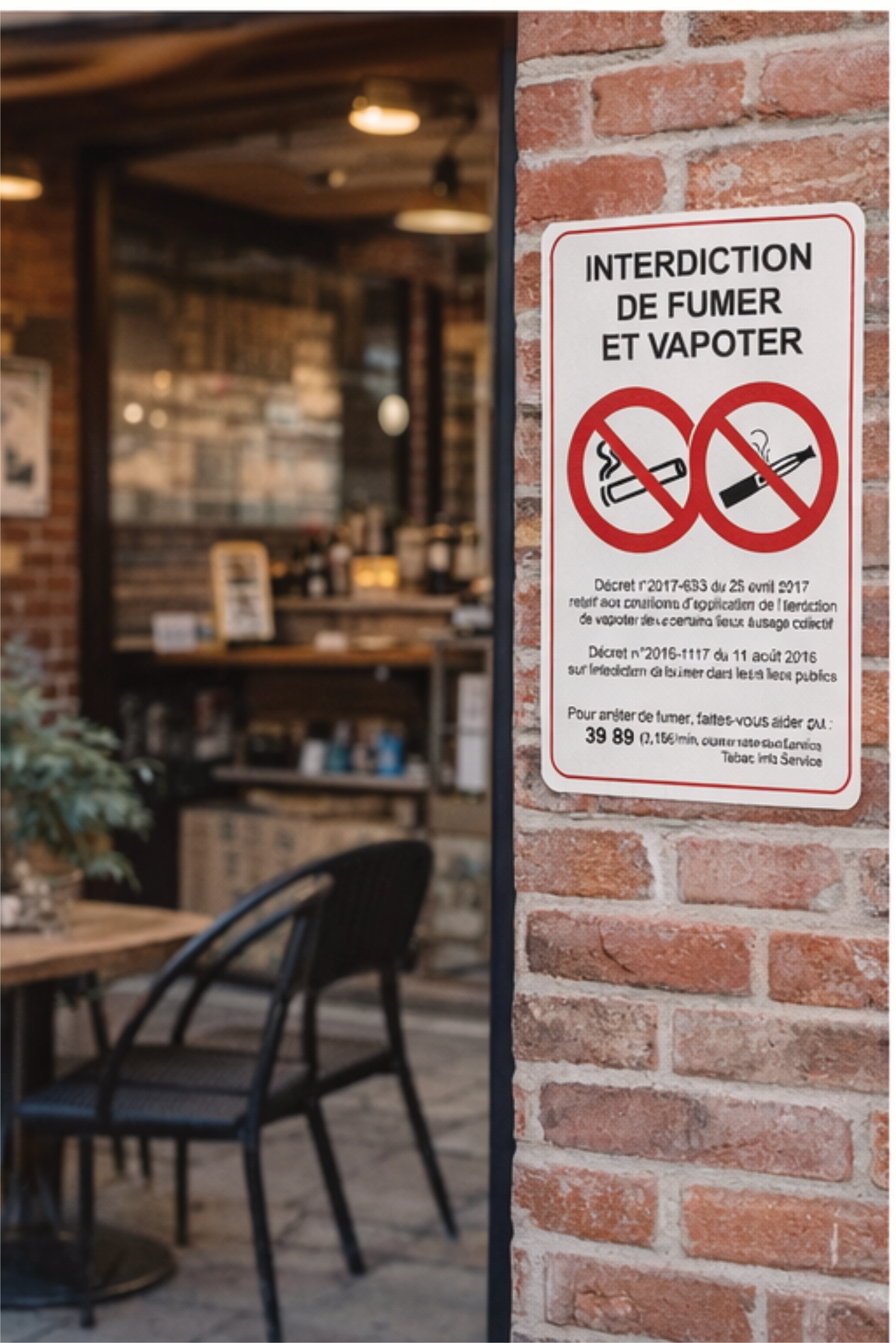 Sicker Affiche Interdiction de Fumer et Vapoter A4 | Signalétique Obligatoire