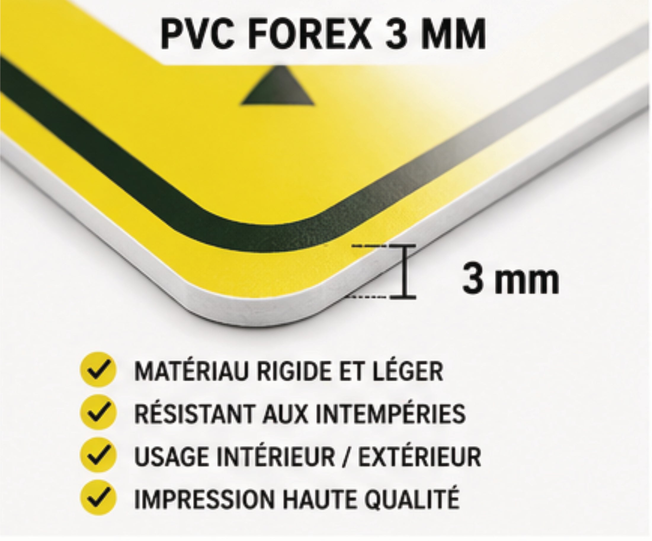 Panneau pvc 3 mm 50 x 35 cm Zone Piétonne Vélo & Trottinette – Pied à Terre Obligatoire