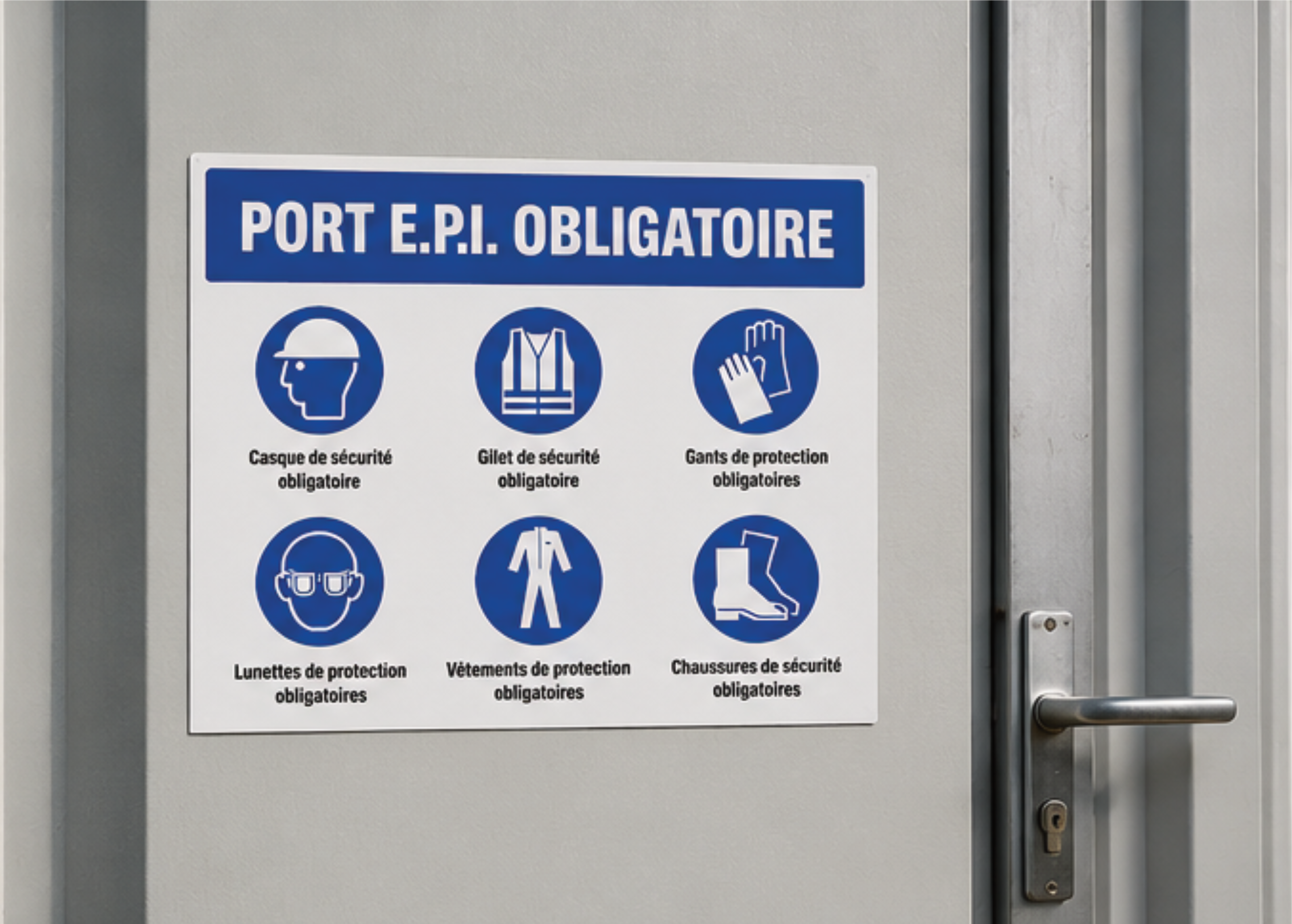 Kit Chantier BTP – 5 Panneaux de Sécurité Professionnels | Sticker | Signalisation Chantier Complète