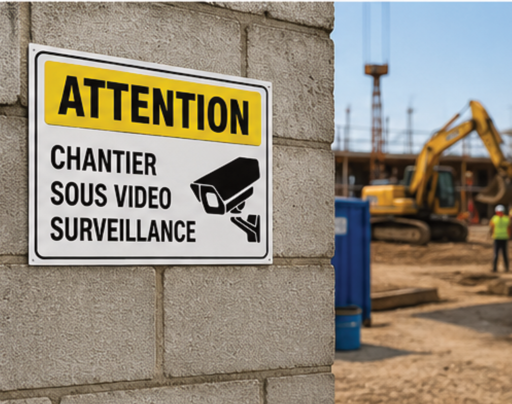 Kit Chantier BTP – 5 Panneaux de Sécurité Professionnels | Sticker | Signalisation Chantier Complète