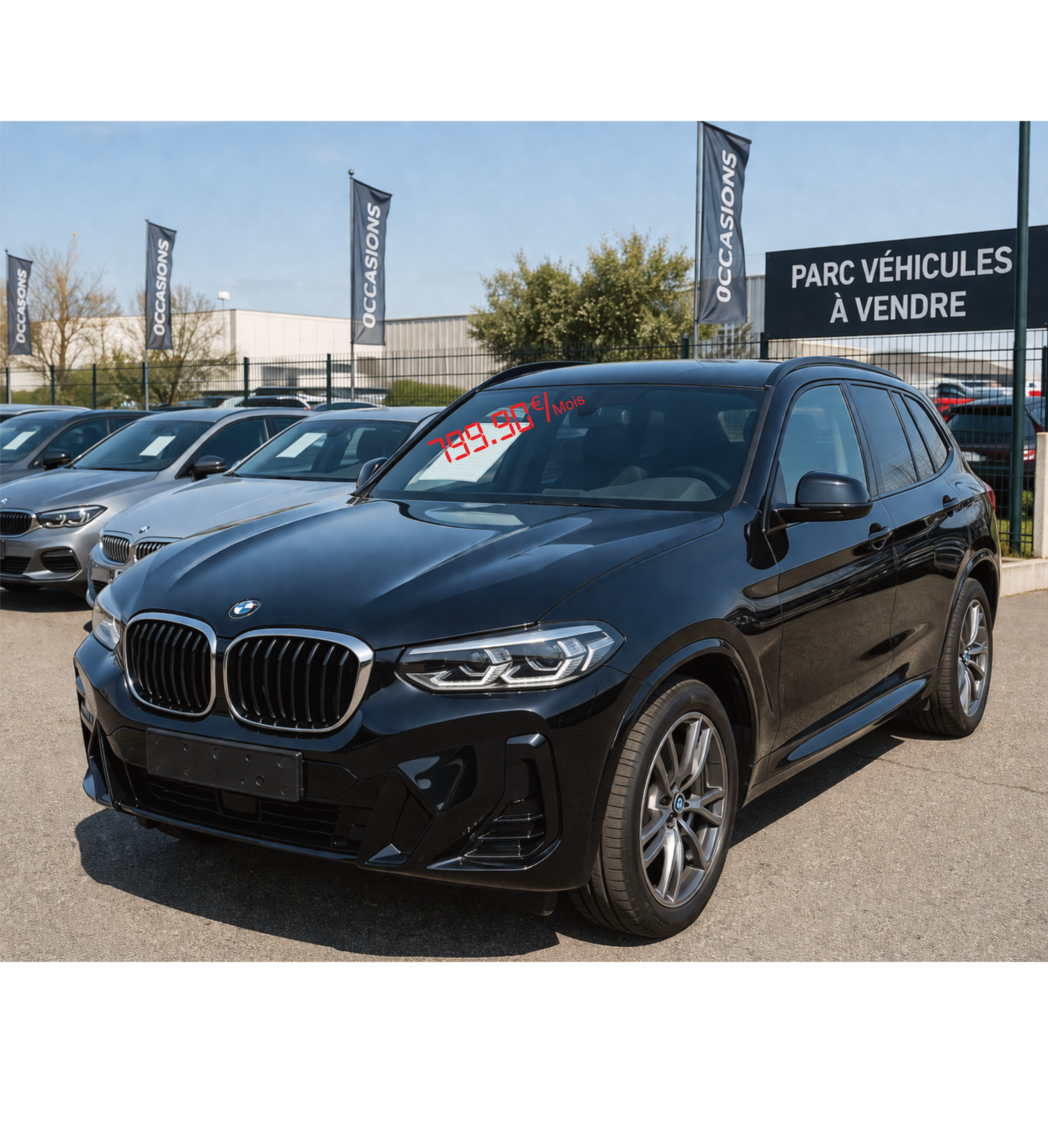 10 Kits Affichage Mensualité Voiture – PLV Pare-Brise €/mois | Garage & Concession