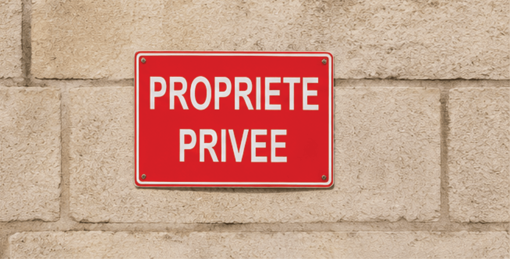 Panneau Propriété Privée – Signalisation Accès Privé – Format 20 x 30 cm