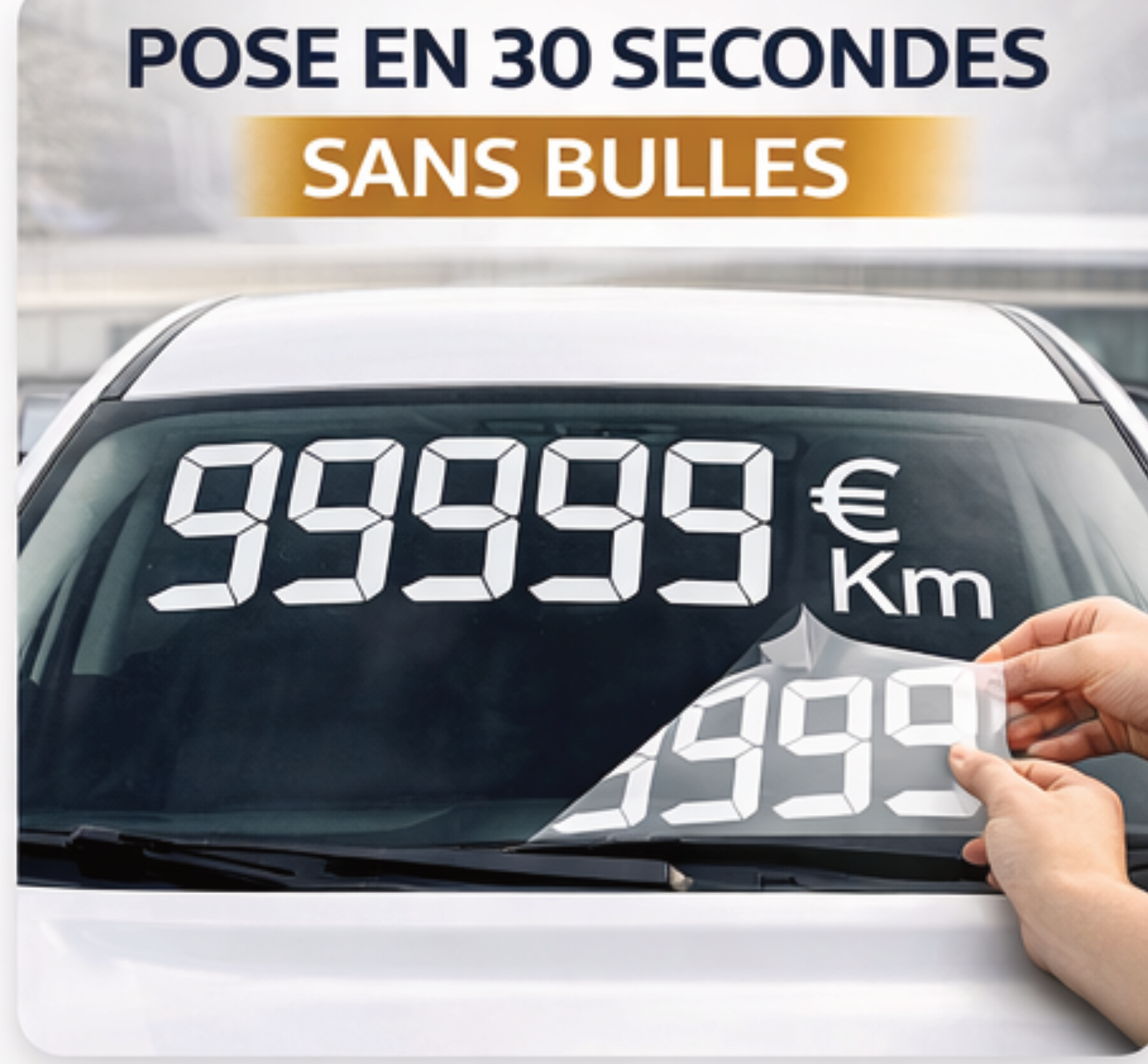 10 Kits Chiffres Modulables PLV Voiture – Affichage Prix & Kilométrage | Garage & Concession
