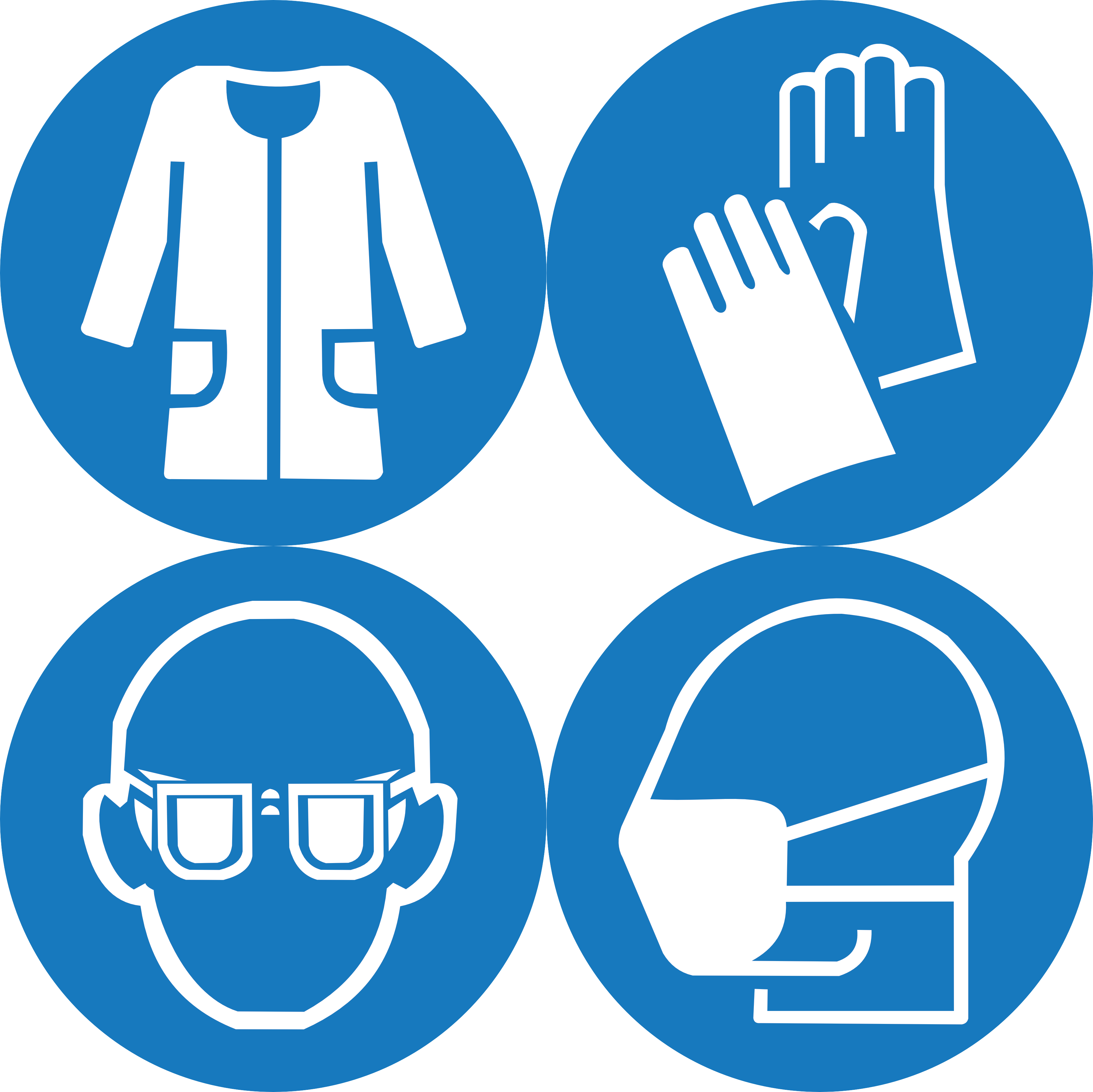 Pack Signalisation EPI Laboratoire – Blouse Gants Lunettes Masque | Sticker ou PVC