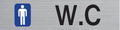 Sticker WC Homme – Signalétique Sanitaires Professionnelle | Entreprises & Commerces
